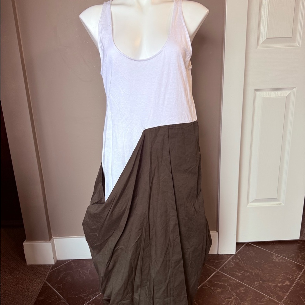 Zara COMBINATION POPLIN DRESS - Picture 7 of 9